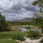 The 17th hole during the final round of the PGA TOUR Latinoamerica Costa Rica Classic at Reserva Conchal Golf Club in Guanacaste, Costa Rica.  