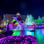 Tulalip Resort and Casino in Marysville WA, USA Dec at night in 2023