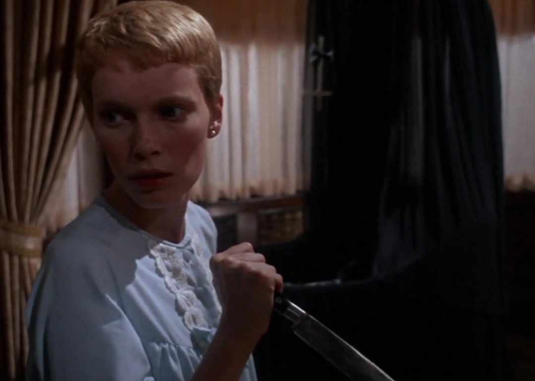 Mia Farrow in Rosemary’s Baby.