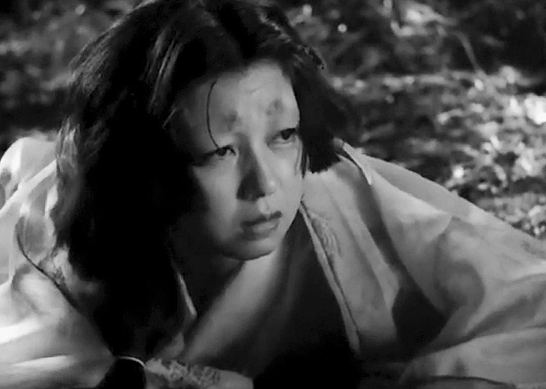 Machiko Kyô in a scene from Rashomon.